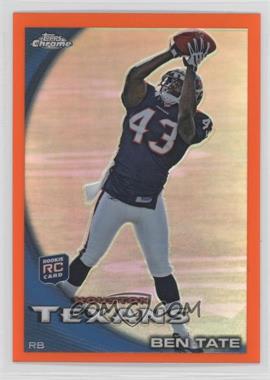 2010 Topps Chrome - [Base] - Rack Pack Orange Refractor #C46 - Ben Tate