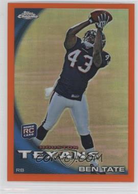 2010 Topps Chrome - [Base] - Rack Pack Orange Refractor #C46 - Ben Tate