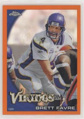 2010 Topps Chrome - [Base] - Rack Pack Orange Refractor #C90 - Brett Favre