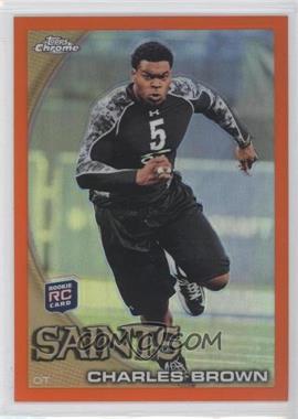 2010 Topps Chrome - [Base] - Rack Pack Orange Refractor #C97 - Charles Brown