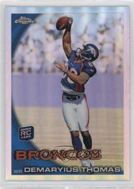 2010 Topps Chrome - [Base] - Refractor #C110 - Demaryius Thomas