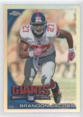 2010 Topps Chrome - [Base] - Refractor #C178 - Brandon Jacobs