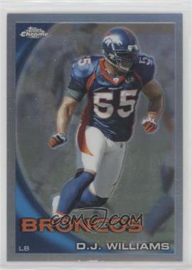 2010 Topps Chrome - [Base] - Refractor #C219 - D.J. Williams [EX to NM]