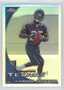 2010 Topps Chrome - [Base] - Refractor #C48 - Kareem Jackson