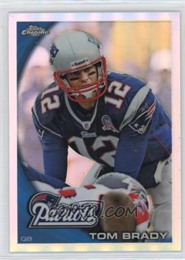 2010 Topps Chrome - [Base] - Refractor #C80 - Tom Brady [EX to NM]