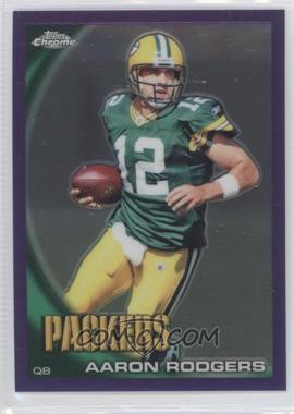 2010 Topps Chrome - [Base] - Retail Purple Refractor #C124 - Aaron Rodgers /555