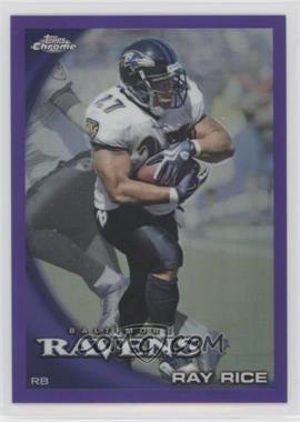 2010 Topps Chrome - [Base] - Retail Purple Refractor #C152 - Ray Rice /555