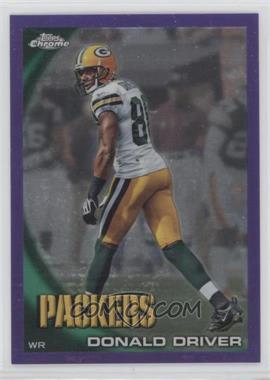 2010 Topps Chrome - [Base] - Retail Purple Refractor #C42 - Donald Driver /555