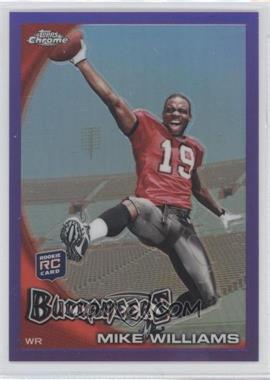 2010 Topps Chrome - [Base] - Retail Purple Refractor #C44 - Mike Williams /555