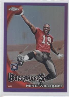 2010 Topps Chrome - [Base] - Retail Purple Refractor #C44 - Mike Williams /555