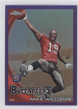 2010 Topps Chrome - [Base] - Retail Purple Refractor #C44 - Mike Williams /555