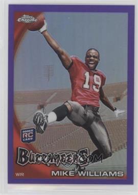 2010 Topps Chrome - [Base] - Retail Purple Refractor #C44 - Mike Williams /555