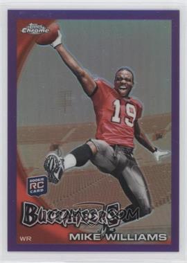 2010 Topps Chrome - [Base] - Retail Purple Refractor #C44 - Mike Williams /555