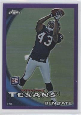 2010 Topps Chrome - [Base] - Retail Purple Refractor #C46 - Ben Tate /555