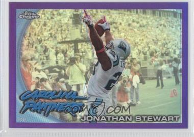 2010 Topps Chrome - [Base] - Retail Purple Refractor #C77 - Jonathan Stewart /555