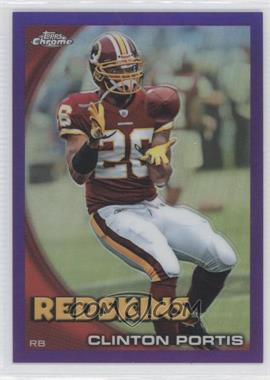 2010 Topps Chrome - [Base] - Retail Purple Refractor #C81 - Clinton Portis /555