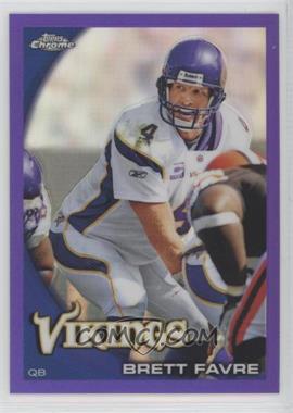 2010 Topps Chrome - [Base] - Retail Purple Refractor #C90 - Brett Favre /555