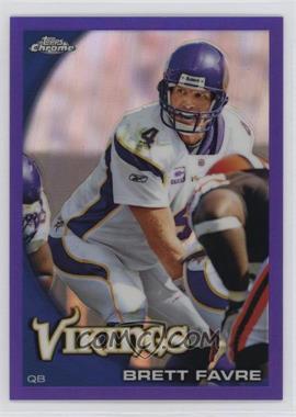 2010 Topps Chrome - [Base] - Retail Purple Refractor #C90 - Brett Favre /555