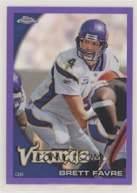 2010 Topps Chrome - [Base] - Retail Purple Refractor #C90 - Brett Favre /555