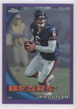 2010 Topps Chrome - [Base] - Retail Purple Refractor #C92 - Jay Cutler /555