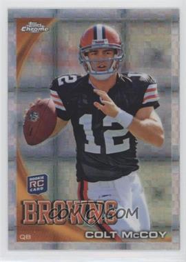 2010 Topps Chrome - [Base] - Retail X-Fractor #C70 - Colt McCoy