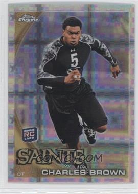 2010 Topps Chrome - [Base] - Retail X-Fractor #C97 - Charles Brown