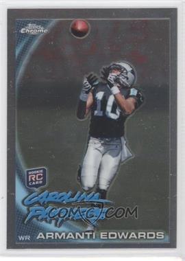 2010 Topps Chrome - [Base] #C136 - Armanti Edwards