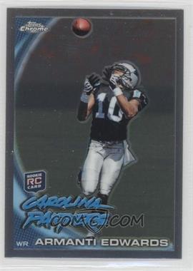 2010 Topps Chrome - [Base] #C136 - Armanti Edwards