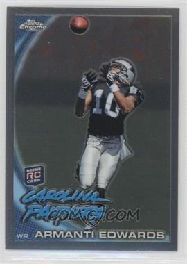 2010 Topps Chrome - [Base] #C136 - Armanti Edwards