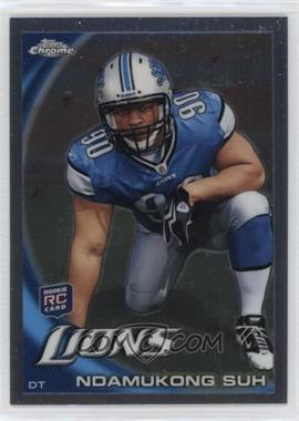 2010 Topps Chrome - [Base] #C160.1 - Ndamukong Suh (Kneeling)