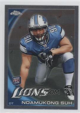 2010 Topps Chrome - [Base] #C160.1 - Ndamukong Suh (Kneeling)