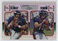 John Elway, Tim Tebow #/99