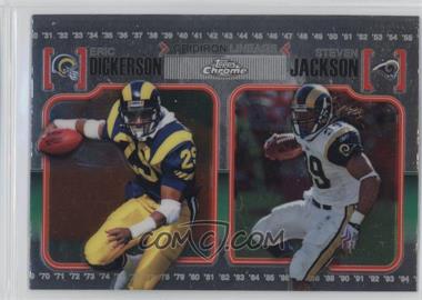 2010 Topps Chrome - Gridiron Lineage #CGL-DJ - Eric Dickerson, Steven Jackson