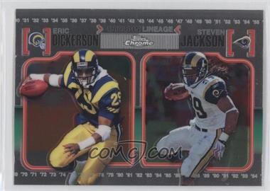 2010 Topps Chrome - Gridiron Lineage #CGL-DJ - Eric Dickerson, Steven Jackson