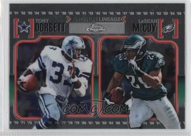 2010 Topps Chrome - Gridiron Lineage #CGL-DM - Tony Dorsett, LeSean McCoy