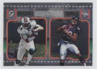 Brandon Marshall, Demaryius Thomas [EX to NM]