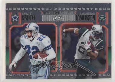 2010 Topps Chrome - Gridiron Lineage #CGL-ST - Emmitt Smith, LaDainian Tomlinson