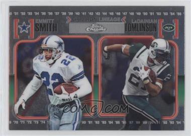 2010 Topps Chrome - Gridiron Lineage #CGL-ST - Emmitt Smith, LaDainian Tomlinson