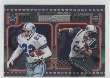 2010 Topps Chrome - Gridiron Lineage #CGL-ST - Emmitt Smith, LaDainian Tomlinson