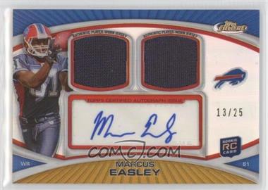 2010 Topps Finest - Autograph Dual Relic - Gold Refractor #FADR-ME - Marcus Easley /25 [EX to NM]