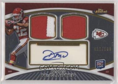 2010 Topps Finest - Autograph Dual Relic #FADR-DM - Dexter McCluster /160