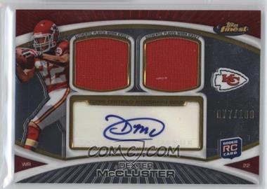 2010 Topps Finest - Autograph Dual Relic #FADR-DM - Dexter McCluster /160