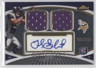 2010 Topps Finest - Autograph Dual Relic #FADR-TG - Toby Gerhart /200