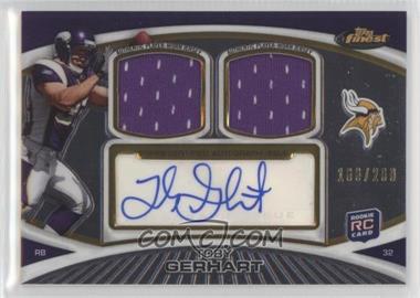 2010 Topps Finest - Autograph Dual Relic #FADR-TG - Toby Gerhart /200