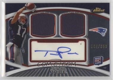 2010 Topps Finest - Autograph Dual Relic #FADR-TP - Taylor Price /350 [Noted]
