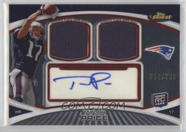 2010 Topps Finest - Autograph Dual Relic #FADR-TP - Taylor Price /350