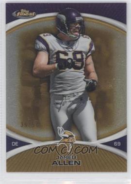 2010 Topps Finest - [Base] - Gold Refractor #46 - Jared Allen /50