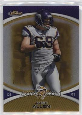 2010 Topps Finest - [Base] - Gold Refractor #46 - Jared Allen /50 [EX to NM]
