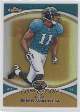 2010 Topps Finest - [Base] - Gold Refractor #58 - Mike Sims-Walker /50