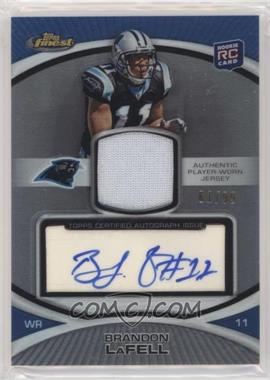 2010 Topps Finest - [Base] - Rookie Patch Autographs Refractor #104 - Brandon LaFell /99